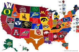 Find a complete list of division i colleges here, updated. 25 Maps That Explain College Football Sbnation Com