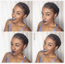 52 best box braids hairstyles for natural hair in 2021. Quick Crown Braid In Just 2 Mins Braided Crown Hairstyles Quick Natural Hair Styles Short Natural Hair Styles