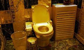 This means that those who have embarked on trump's toilet tours have gotten a rare look inside the white house's 35 bathrooms in. Is This Donald Trump S Solid Gold Toilet Snopes Com
