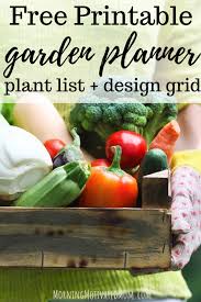 Free Printable Garden Planner Morning