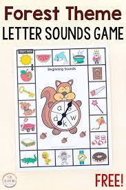forest theme beginning sounds game