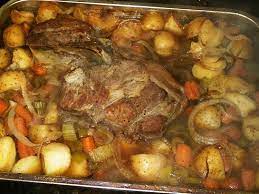 pork roast with vegetables recipe