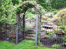 Rustic Garden Fence Backyard Fences