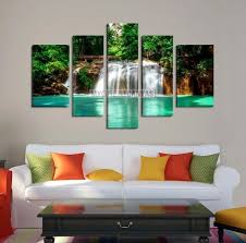 large wall art waterfall canvas print