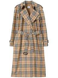 Burberry Vintage Check Print Trench