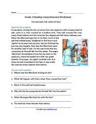 reading comprehension worksheets pdf free