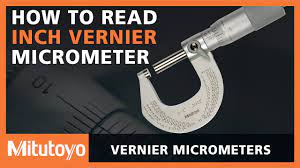 mitutoyo inch vernier micrometer