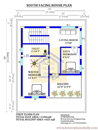 Duplex House South Facing House Plan