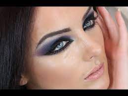 haifa wehbe arabic makeup tutorial blue