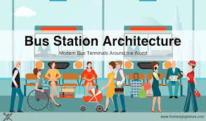 bus station architecture modern bus