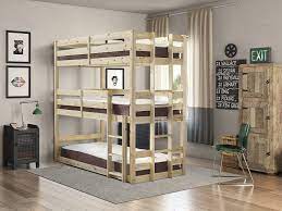 We have stayed with this company before and the floor is tile, so as the night progresses, the narrow gap tends to widen. Strictly Beds And Bunks Pandora Triple Sleeper 3ft Single Amazon Co Uk Kitchen Home