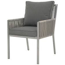 wicker patio chairs with grey cushions