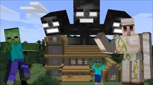 Build a house to survive !! Titans Appear In Friendly Zombie Marks House Minecraft