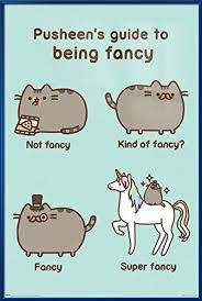 You can download and print this pusheen coloring pages guide to being fancy,then color it with your kids or share with your friends. Pusheen The Cat Framed Poster Print Pusheen S Guide To Being Fancy Size 24 Inches X 36 Inches Amazon In Home Kitchen