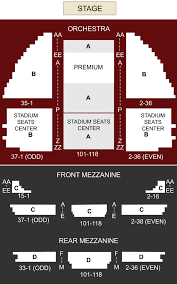 Complete Seating Chart For Gershwin Theater Wilbur Theatre