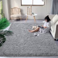 dweike fluffy gy rugs 3x5 feet