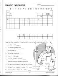 Periodic Table Puzzle Worksheet Answer
