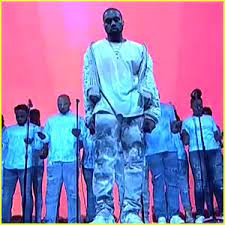 kanye west performs ultra light beams