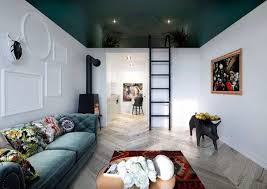 Living area with a bathroom, kitchen, and closet off of it on one side option 2: Top 60 Best Studio Apartment Ideas Small Space Designs