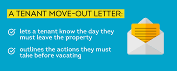 tenant move out letter how to write a