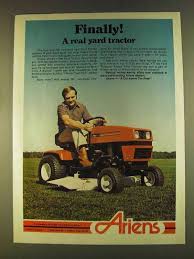 1980 ariens yard tractor ad finally