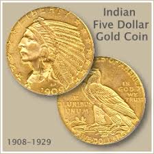 Indian Five Dollar Gold Coin Gold Coins Coins Coin Values