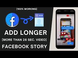 longer video on facebook story iphone