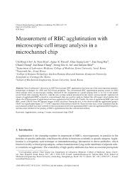 Pdf Measurement Of Rbc Agglutination With Microscopic Cell