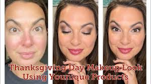 thanksgiving day makeup look using
