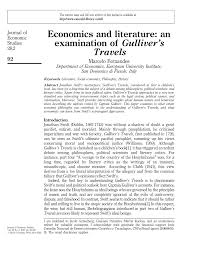 pdf economics and literature an