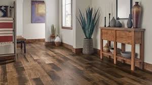 dark brown armstrong wooden flooring