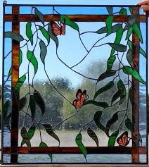 P 125 Stained Glass Hanging Panel