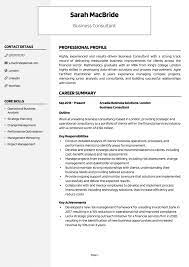 business consultant cv exle guide