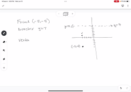 Derive The Equation Of The Parabola