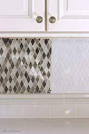 Easily Painted Tile Backsplash