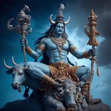 a hindu lord shiva angry ilration