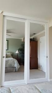 mirrored closet doors