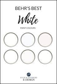 The Best Behr White And Soft Off White
