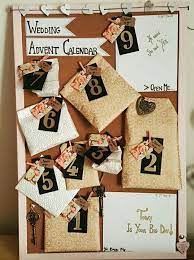 Marriage advent calendar by darby dugger. 12 Things To Include In Your Wedding Advent Calendar Weddingsonline Hen Party Gifts Wedding Advent Calendar Countdown Gifts
