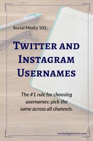 Search instagram users without an account. Social Media 101 Match Your Twitter And Instagram Usernames Workaday Services