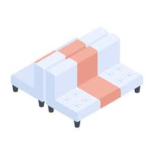 Get This Isometric Icon Of Hotel Table