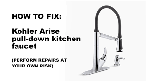 kohler arise kitchen faucet fix you