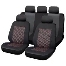 Midas Seat Cover Red Black Red