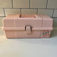 caboodle vine pink makeup case peach