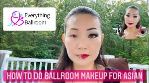 how to do ballroom makeup asian style