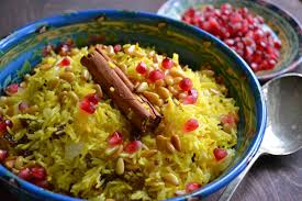 This middle eastern rice dish known for flipping upside down and sometimes maintaining its shape is a very popular traditional meal. Authentic Middle Eastern Saffron Rice The View From Great Island