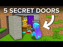 Easy Secret Doors To Build In Minecraft