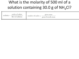 Molarity (m) is defined as moles of solute per liter of solution. What Is The Molarity Of A Solution That Contains 30 Grams Of Naoh In 500 Answered Calculate The Molarity Of The Two Bartleby How Many Grams Of Lioh Is Needed