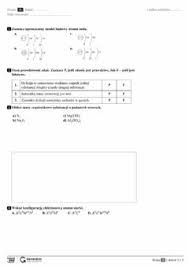 Równania reakcji chemicznych worksheet