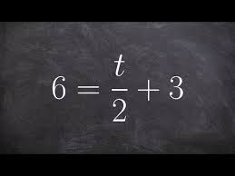 Solving A Two Step Equation